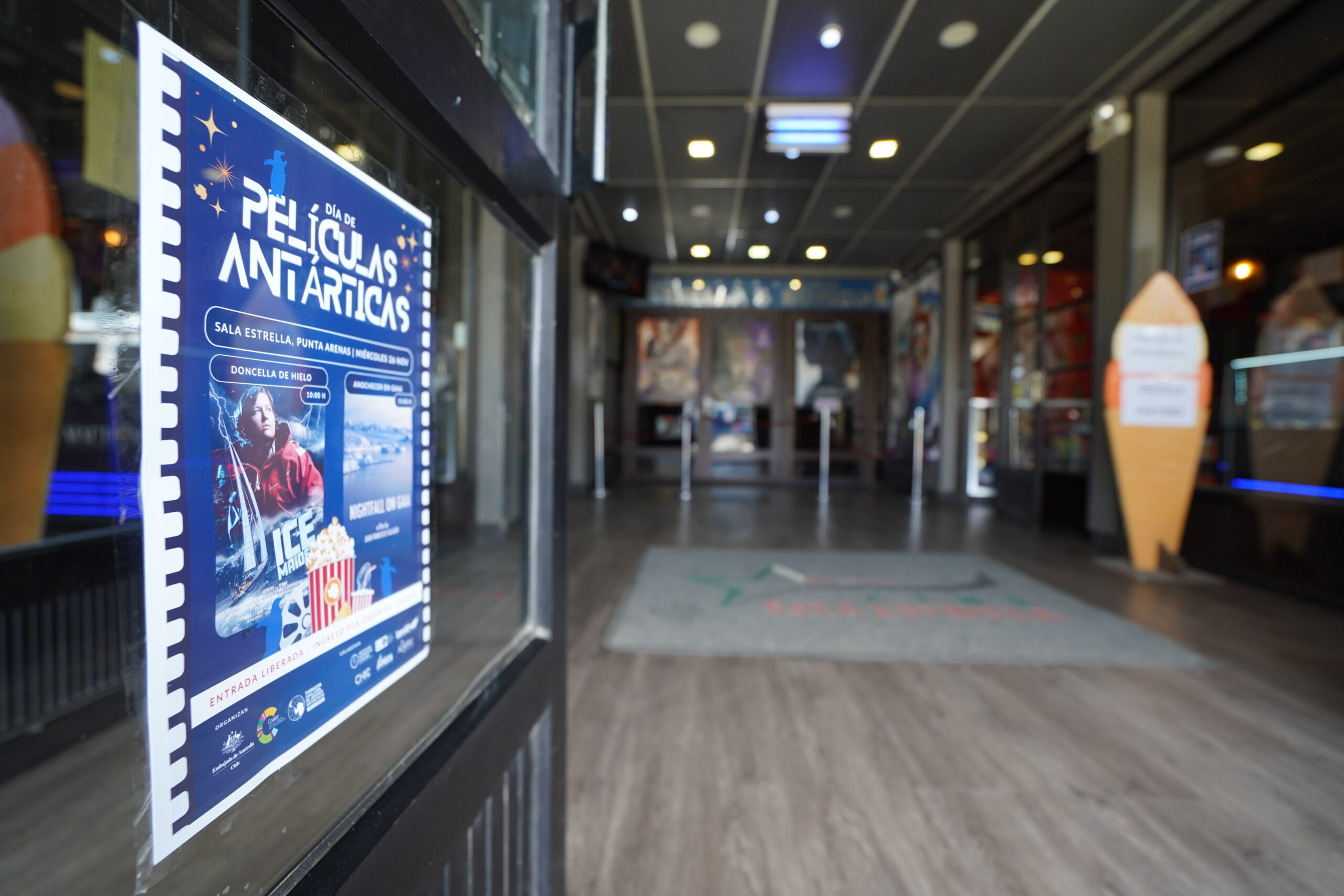 Cine antártico gratuito llega a Magallanes con regalos sorpresa