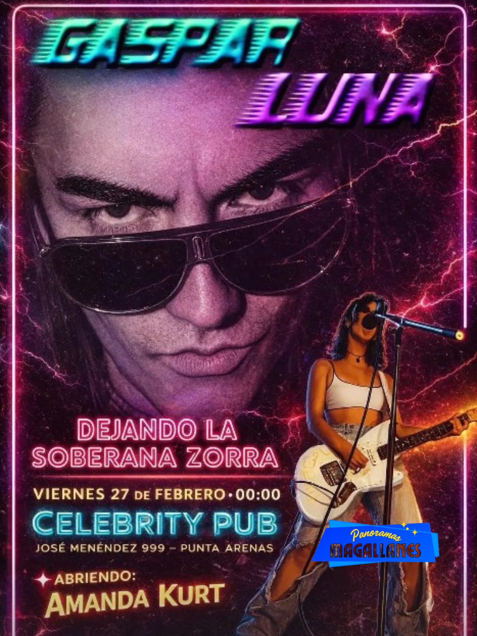 Gaspar Luna anuncia show junto a invitados