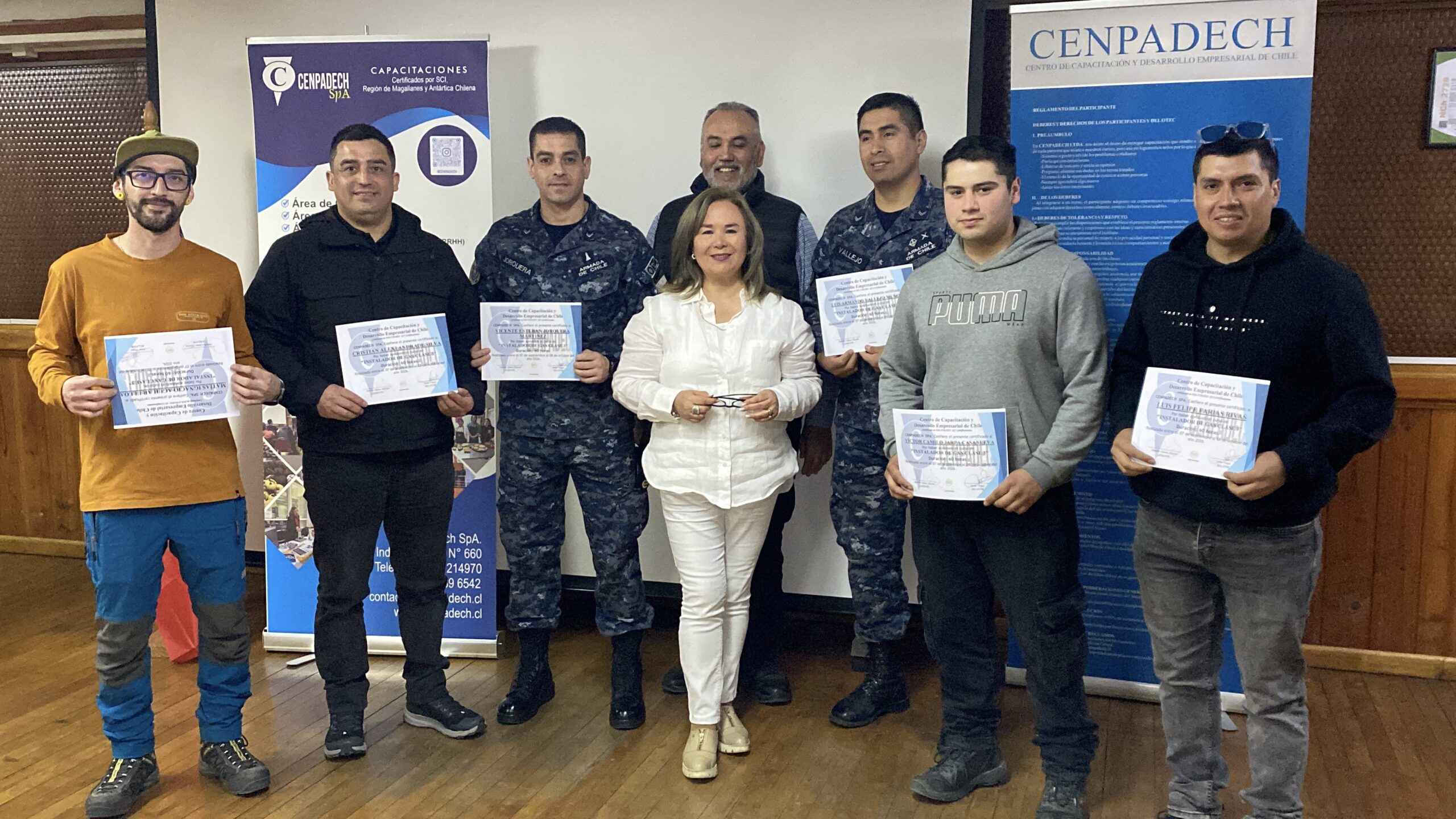 Cuando el calor del hogar también se aprende: CENPADECH gradúa a seis nuevos operadores de gas en Magallanes
